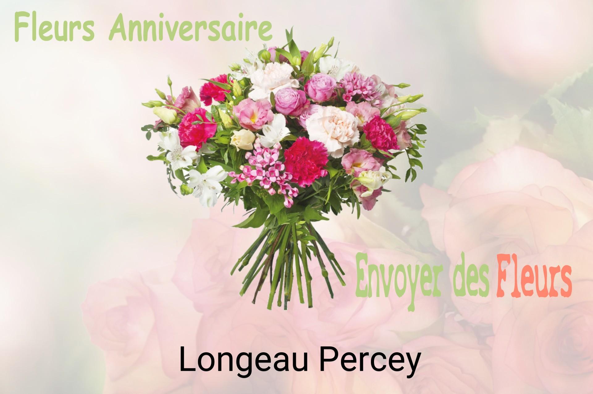 Bouquet de fleurs d’anniversaire livré à Longeau-Percey