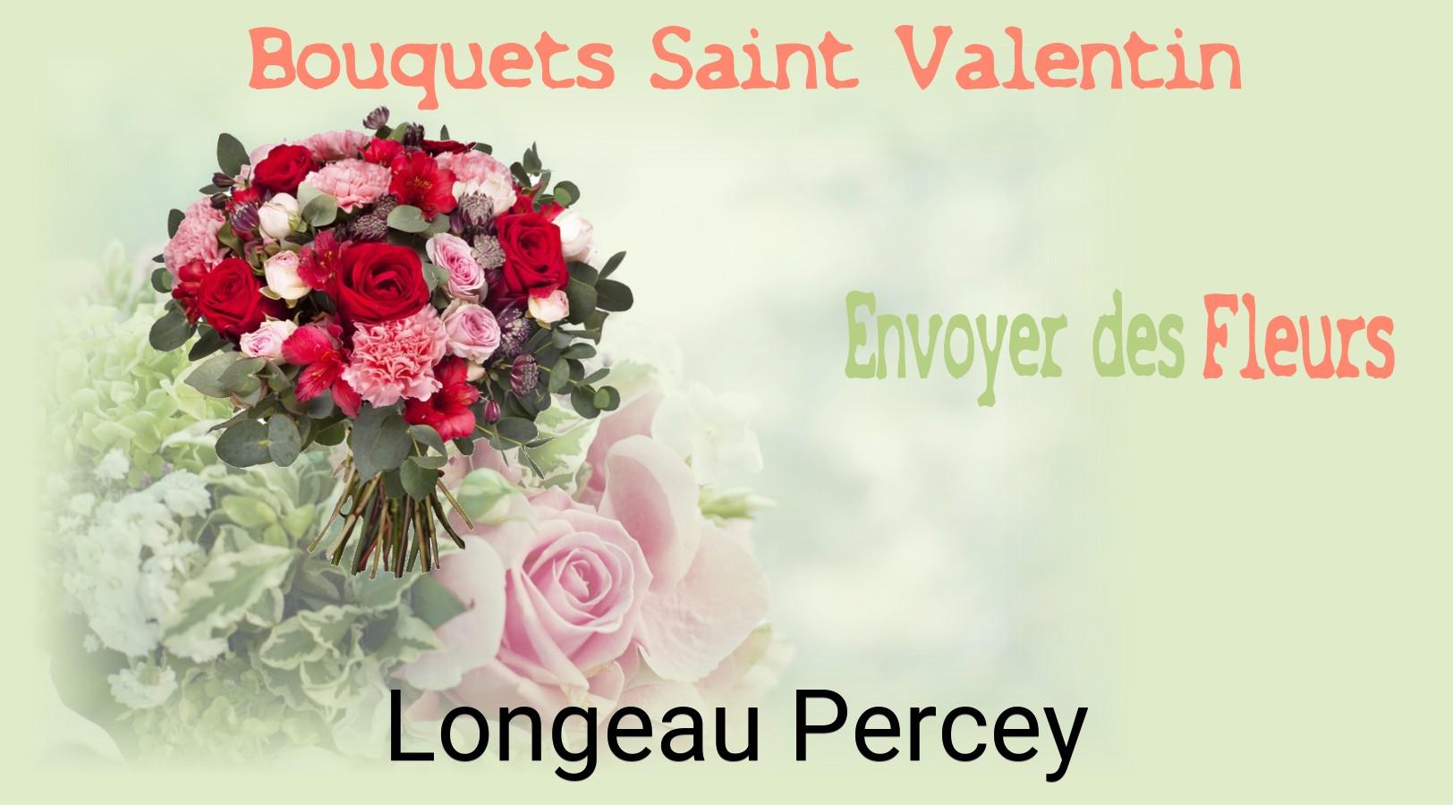 Roses de Saint-Valentin livrées à Longeau-Percey
